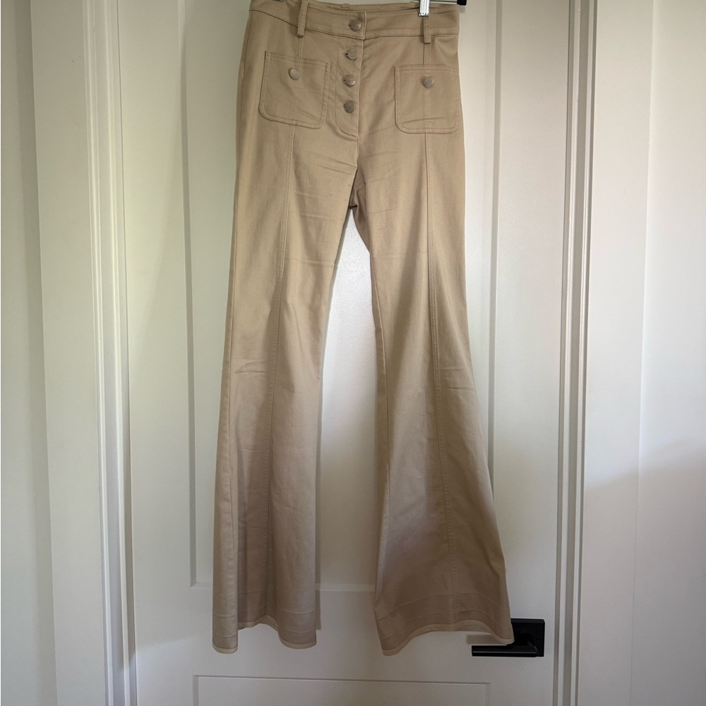 Alexis Tan Farris Flare & Wide Leg Jeans Small